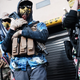 Gun activists identified as "Boogaloo bois" at a heavily armed pro-gun demonstration outside the State House in Richmond, Virginia, in January 2021.